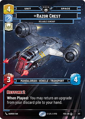 Razor Crest — Reliable Gunship