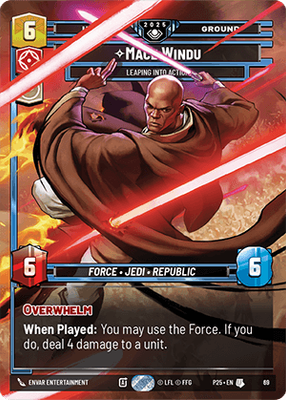 Mace Windu — Leaping into Action