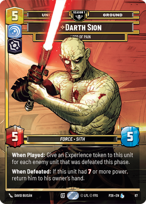 Darth Sion — Lord of Pain