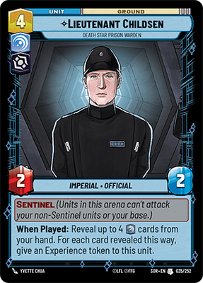 Lieutenant Childsen — Death Star Prison Warden