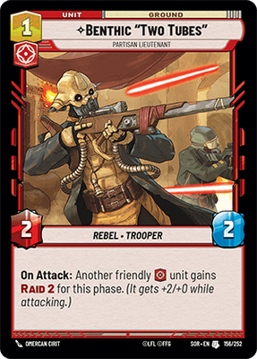 Benthic "Two Tubes" — Partisan Lieutenant