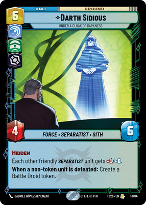 Darth Sidious — Under a Cloak of Darkness