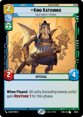 King Katuunko — Great King of Toydaria