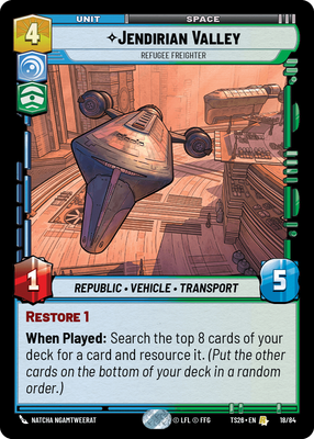 Jendirian Valley — Refugee Freighter