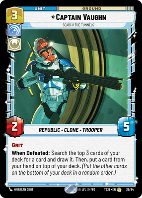 Captain Vaughn — Search the Tunnels