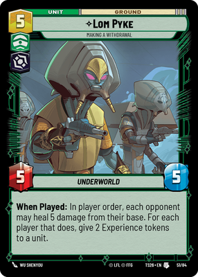 Lom Pyke — Making a Withdrawal