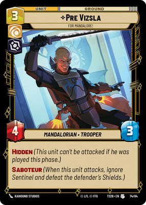 Pre Vizsla — For Mandalore!
