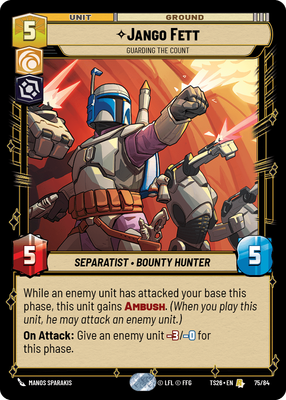 Jango Fett — Guarding the Count